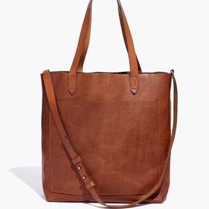 ISO Madewell Med. Transport Tote in English Saddle